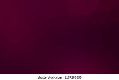 Dark Purple vector shining hexagonal template. Shining colored illustration in a Brand new style. A completely new design for your business.