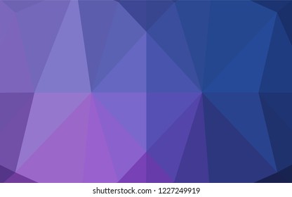 Dark Purple vector shining hexagonal template. Shining colored illustration in a Brand new style. A new texture for your design.