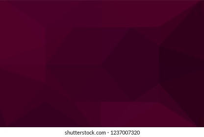 Dark Purple vector shining hexagonal template. An elegant bright illustration with gradient. A completely new template for your business design.