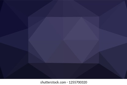 Dark Purple vector shining hexagonal pattern. A completely new color illustration in a vague style. Brand new style for your business design.