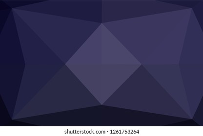 Dark Purple vector shining hexagonal background. Creative illustration in halftone style with gradient. The polygonal design can be used for your web site.