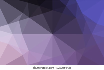 Dark Purple vector shining hexagonal template. A completely new color illustration in a vague style. A new texture for your design.
