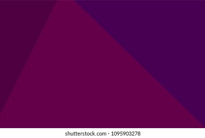 Dark Purple vector shining triangular pattern. Triangular geometric sample with gradient.  The best triangular design for your business.