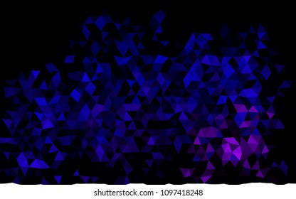 Dark Purple vector shining triangular template. A completely new color illustration in a vague style. A completely new template for your business design.