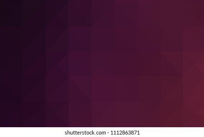 Dark Purple vector shining triangular layout. Modern abstract illustration with triangles. The best triangular design for your business.