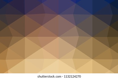 Dark Purple vector shining triangular layout. Geometric illustration in Origami style with gradient.  The best triangular design for your business.