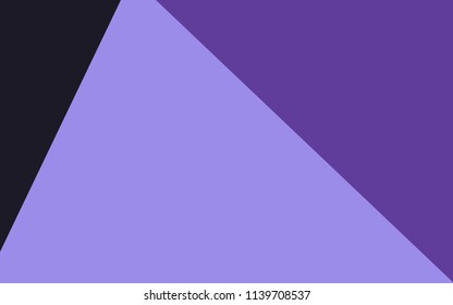 Dark Purple vector shining triangular cover. Polygonal abstract illustration with gradient. Completely new template for your banner.