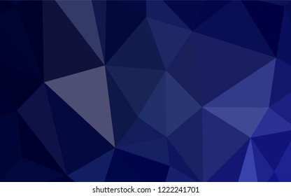 Dark Purple vector shining triangular cover. Shining polygonal illustration, which consist of triangles. Textured pattern for your backgrounds.