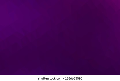 Dark Purple vector shining triangular background. Geometric illustration in Origami style with gradient. Brand new style for your business design.