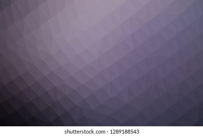 Dark Purple vector shining triangular background. Shining illustration, which consist of triangles. Polygonal design for your web site.