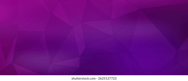 Dark Purple vector shining triangular background. Creative geometric illustration in Origami style with gradient. A new texture for your design.