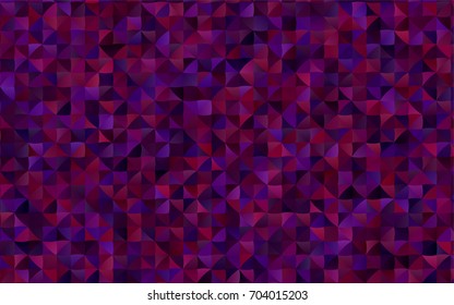 Dark Purple vector shining triangular template. A sample with polygonal shapes. Triangular pattern for your business design.