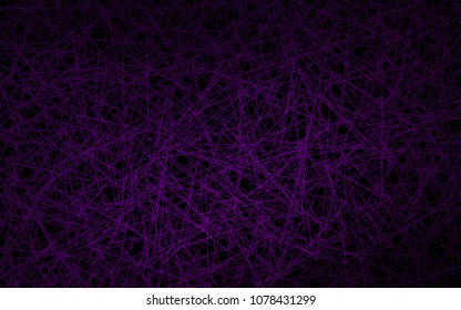 Vector morado oscuro de pequeños triángulos sobre fondo blanco. Ilustración de textura abstracta de triángulos. Diseño de patrones para banner, afiche, portada.