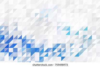 Dark Purple vector of small triangles on white background. Illustration of abstract texture of triangles. Pattern design for banner, poster, cover.