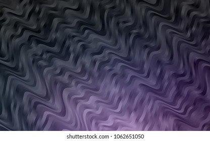Dark Purple vector template with abstract lines. Colorful illustration in abstract marble style with gradient. New composition for your brand book.