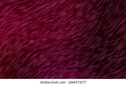 Dark Purple vector template with abstract lines. An elegant bright illustration with gradient. Textured wave pattern for backgrounds.