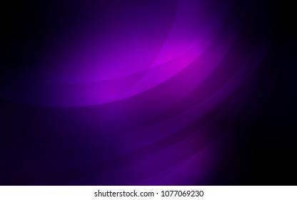 Dark Purple vector template with abstract circles. A vague circumflex abstract illustration with gradient. New composition for your brand book.
