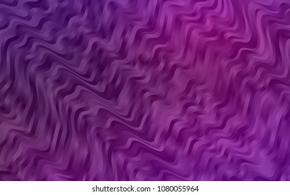 Dark Purple vector template with abstract lines. Geometric illustration in marble style with gradient.  A completely new marble design for your business.