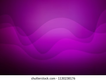Dark Purple vector template with abstract lines. Colorful abstract illustration with gradient lines. A completely new template for your business design.