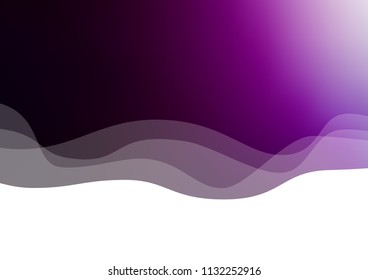Dark Purple vector template with abstract lines. Creative geometric illustration in marble style with gradient. A new texture for your  ad, booklets, leaflets.