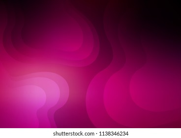 Dark Purple vector template with abstract lines. Colorful abstract illustration with gradient lines. A completely new template for your business design.