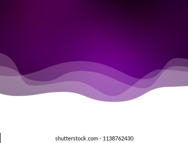 Dark Purple vector template with abstract lines. Creative illustration in halftone marble style with gradient. Brand new design for your ads, poster, banner.