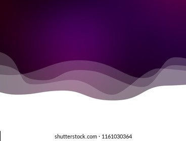 Dark Purple vector template with abstract lines. Shining crooked illustration in marble style. A completely new marble design for your business.