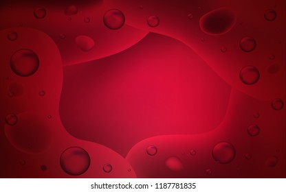 Dark Purple vector template with abstract circles. Modern gradient abstract illustration with bandy lines. A completely new memphis design for your business.