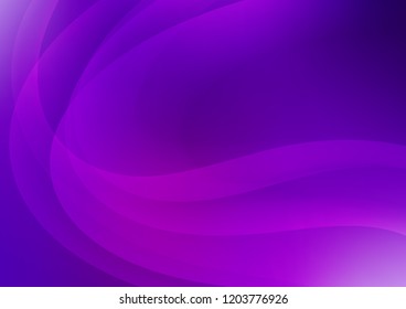 Dark Purple vector template with abstract lines. A completely new color illustration in marble style. Marble style for your business design.