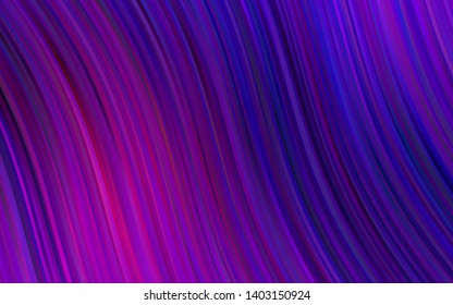 Dark Purple vector template with abstract lines. Brand new colored illustration in marble style with gradient. New composition for your brand book.