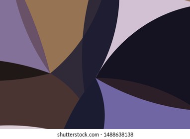 Dark Purple vector template with abstract lines. Creative illustration in halftone marble style with gradient. Textured wave pattern for backgrounds.