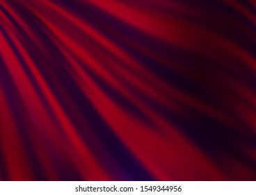 Dark Purple vector template with abstract lines. A sample with blurred bubble shapes. Textured wave pattern for backgrounds.