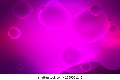 Dark Purple vector template with abstract circles. Colorful abstract illustration with gradient lines. The elegant pattern for brand book.