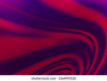 Dark Purple vector template with abstract lines. Glitter abstract illustration with wry lines. A completely new marble design for your business.
