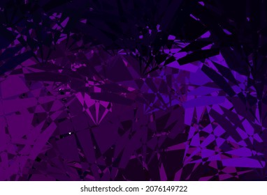 Dark Purple vector template with abstract forms. Simple design in abstract style with gradient forms. Modern design for your ads.
