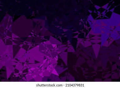 Dark Purple vector template with abstract forms. Simple design in abstract style with gradient forms. Modern design for your ads.