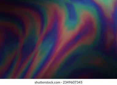 Dark Purple vector template with abstract lines. A sample with blurred bubble shapes. A new texture for your  ad, booklets, leaflets.