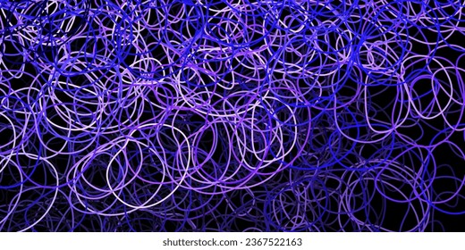 Dark purple vector template with abstract forms. Colorful abstract forms with gradient in simple style. Elegant design for wallpaper set.