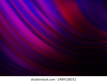 Plantilla de Vector morado oscuro con líneas abstractas. Ilustración colorida en estilo de mármol abstracto con degradado. Un diseño de mármol completamente nuevo para su negocio.