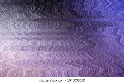 Dark Purple vector template with bent ribbons. An elegant bright illustration with gradient. Pattern for your business design.