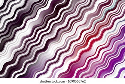 Dark Purple vector template with bent lines. An elegant bright illustration with gradient. A completely new marble design for your business.