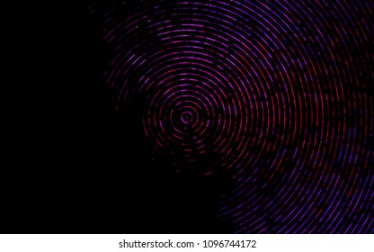 Dark Purple vector template with bent lines. Brand new colored illustration in marble style with gradient. The template for cell phone backgrounds.