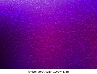 Dark Purple vector template with bent ribbons. Creative illustration in halftone marble style with gradient. Pattern for your business design.