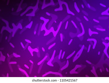 Dark Purple vector template with bent ribbons. Creative geometric illustration in marble style with gradient. New composition for your brand book.