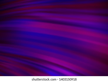 Dark Purple vector template with bent lines. A completely new color illustration in marble style. Marble design for your web site.