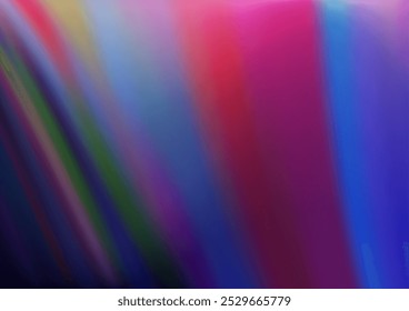 Dark Purple vector template with bent ribbons. Blurred geometric sample with gradient bubbles.  A completely new marble design for your business.