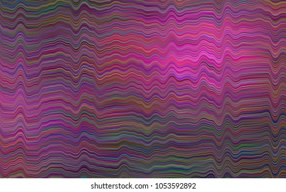 Dark Purple vector template with bubble shapes. Shining illustration, which consist of blurred lines, circles. Marble design for your web site.