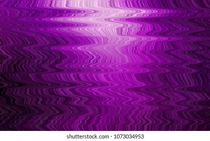 Dark Purple vector template with bubble shapes. Blurred geometric sample with gradient bubbles.  The best blurred design for your business.