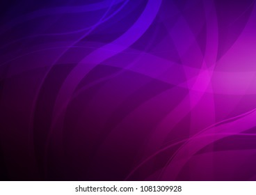 Dark Purple vector template with bubble shapes. Creative illustration in halftone marble style with gradient. A new texture for your  ad, booklets, leaflets.