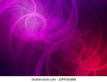 Dark Purple vector template with bubble shapes. Shining crooked illustration in marble style. The template for cell phone backgrounds.